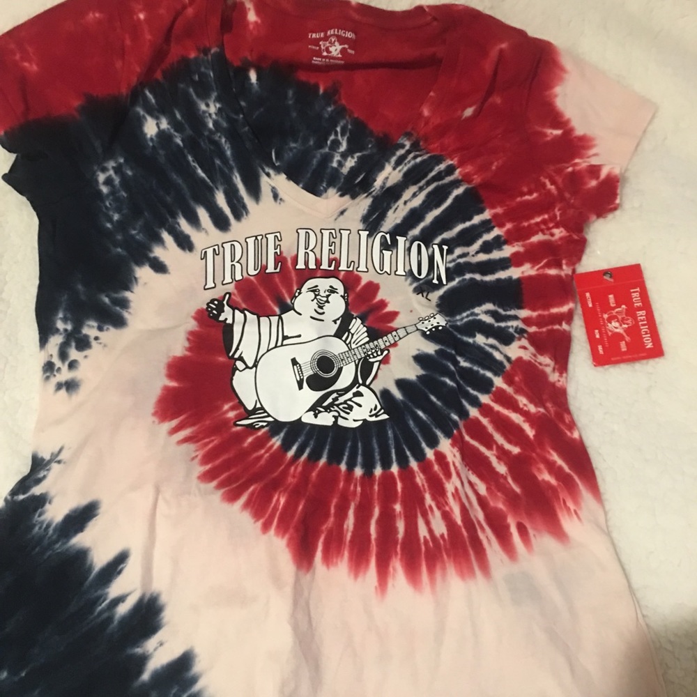 True Religion tie dye T-shirt